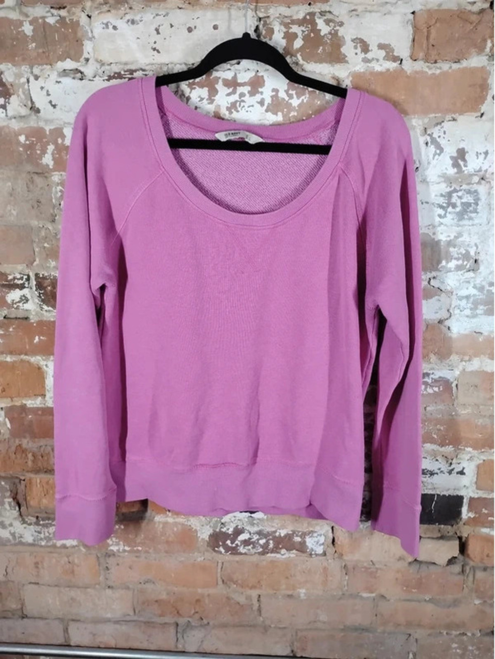 Old Navy Pink wide Crew Neck Sweatshirt Size Large